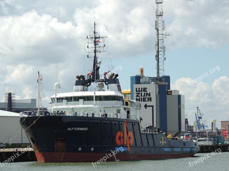 Tug Rotterdam Lekhaven Free Photos