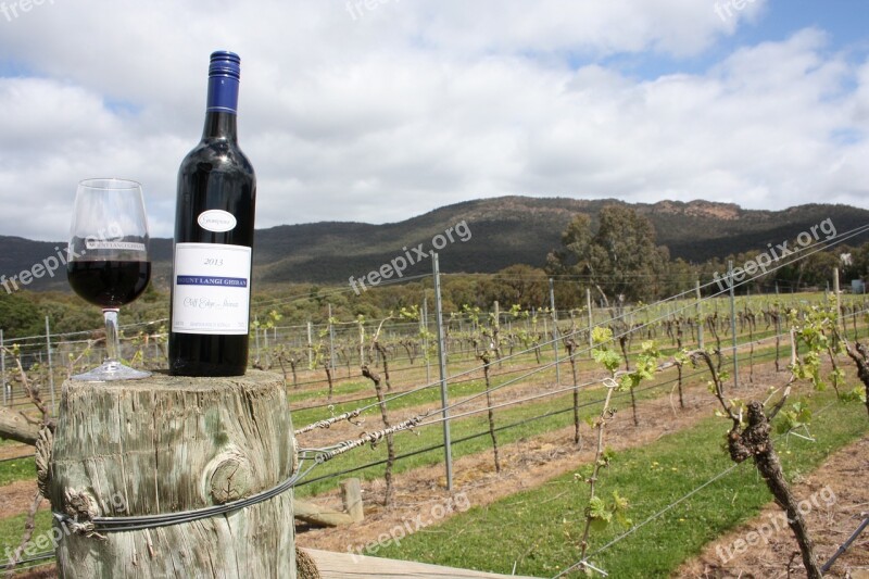 Wine Grampians Vineyard Australia Country