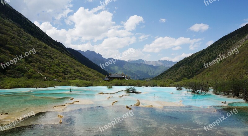 China Sichuan Jiuzhaigou Summer Goddess Lake