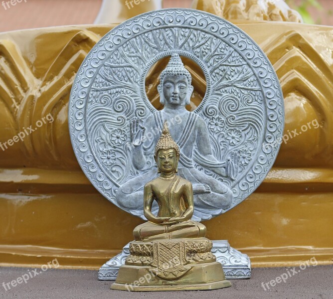 Buddha Figure Chua Phat Phap Buddhist Temple Saint Petersburg Usa Free Photos