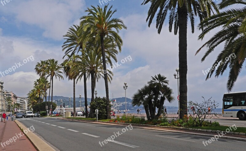 Nice Vieux Avenue Boulevard Embankment