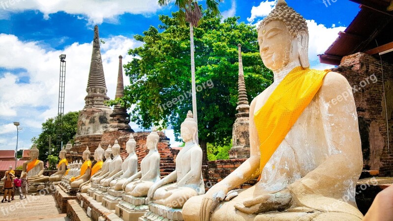 Thai Tour Ayutthaya Thailand Buddha