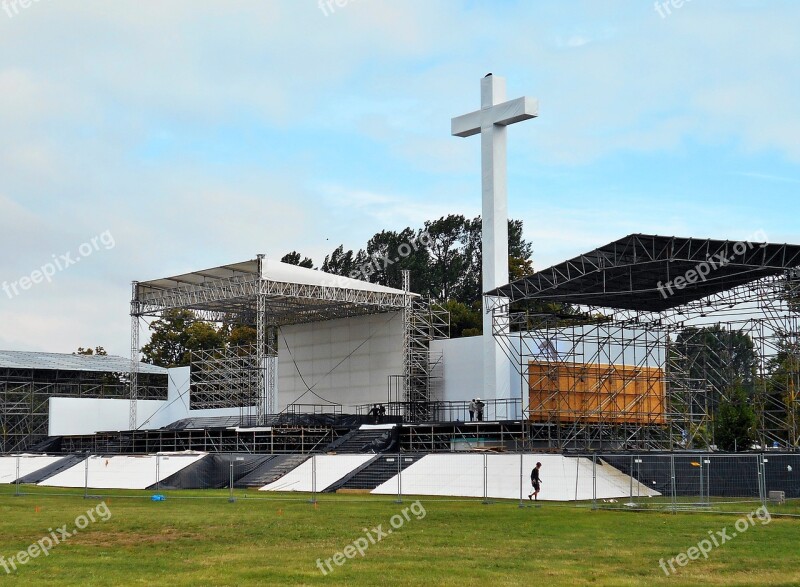 World Youth Day Kraków Mass Arrangements Papal Altar