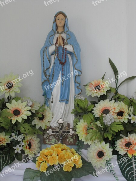 Figure Religion Christianity Skępe Mother Of God