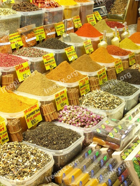 Spices Market Bazaar Farmers Fresh