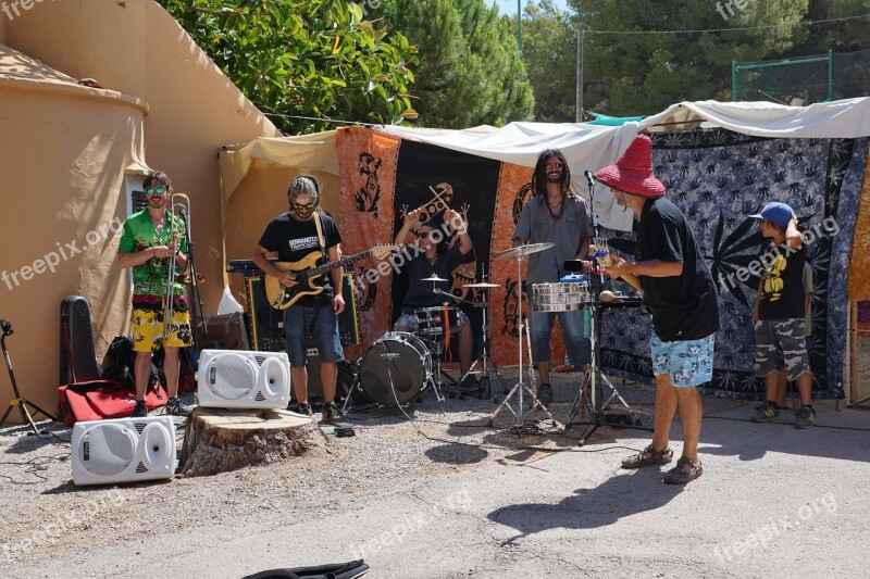 Band Music Men Ibiza Market