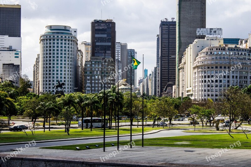 City Square Monument Wonderful City Rio De Janeiro