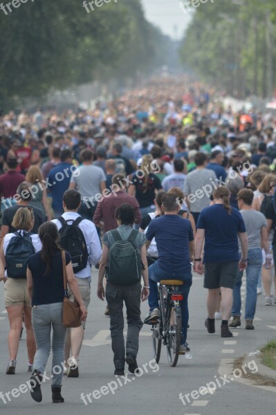 Mass People Group Of People Crowds Crowd