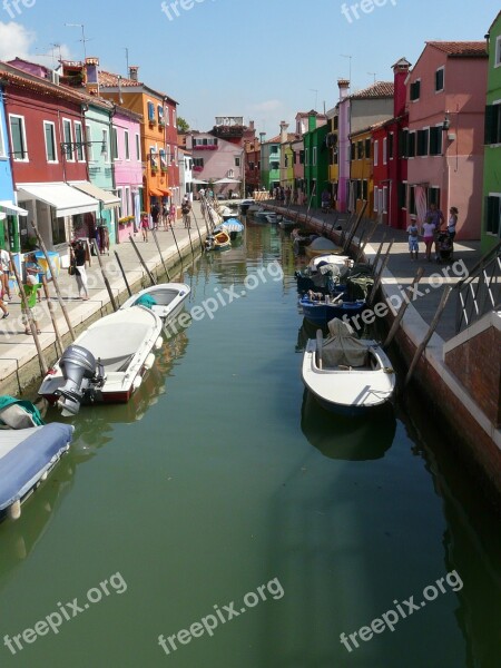 Burano Veneto Italy Free Photos