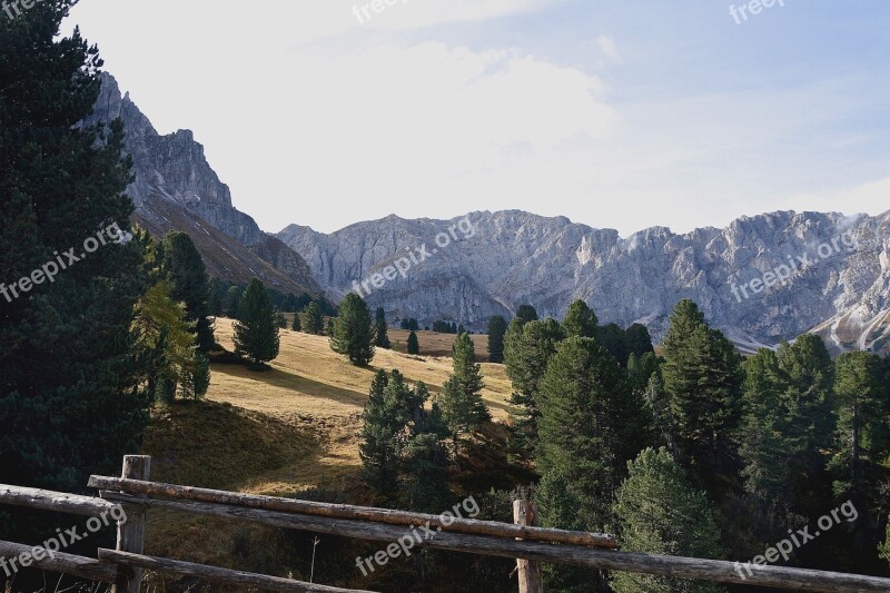 Alm Summer Holiday Mountains Dolomites Reported