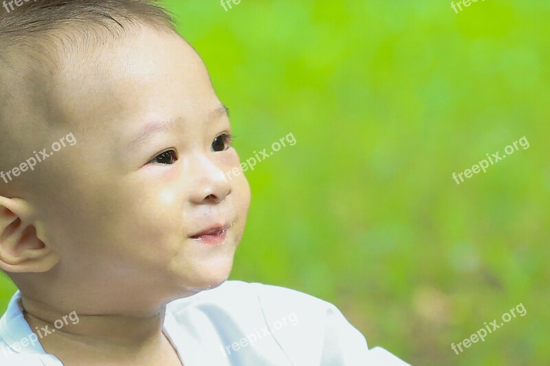 Child Kid Ku Shin Face To Face The Park