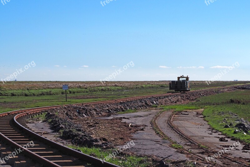 Island Railway Lore Dam Dagebüll Oland Langeneß