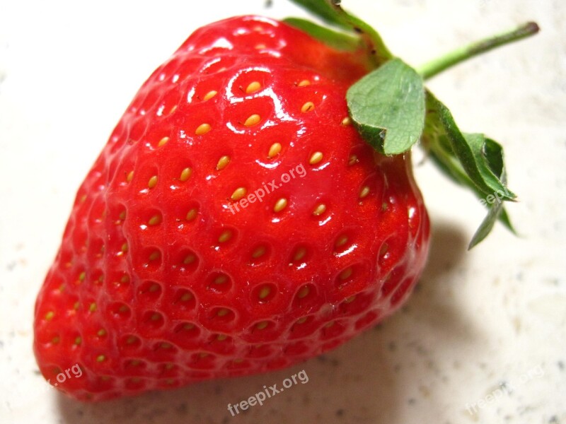 Strawberry Fragaria Slip Fruit Food Fruit