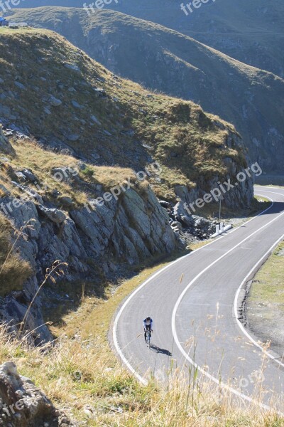 Mountains Landscape Road Transfagarasan Romania