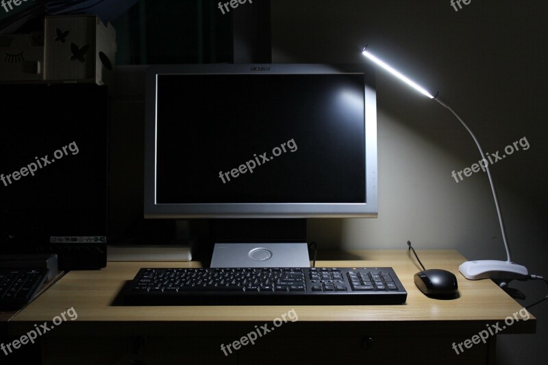 Table Lamp Nightlight Learning Work Place Personal Computer