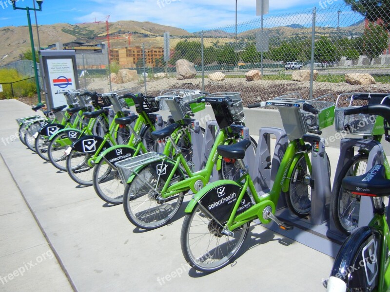 Transport Renting A Bicycle Salt Lake City Free Photos