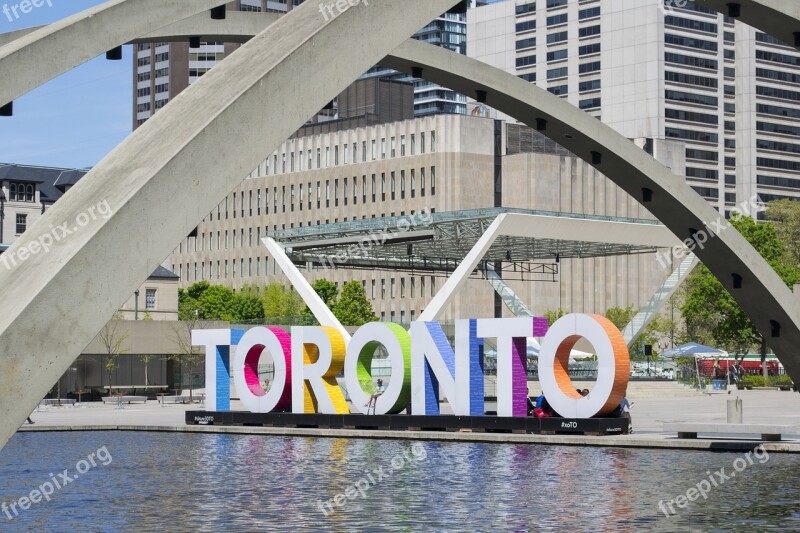 City Building Downtown Toronto Canada