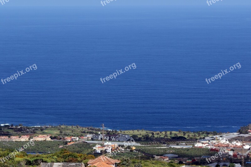 Tenerife The Atlantic Ocean The Coast Landscape View