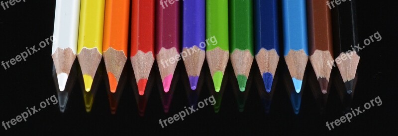 Colour Pencils Paint Colored Pencils Pens Crayons