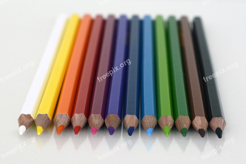 Colour Pencils Paint Colored Pencils Pens Crayons