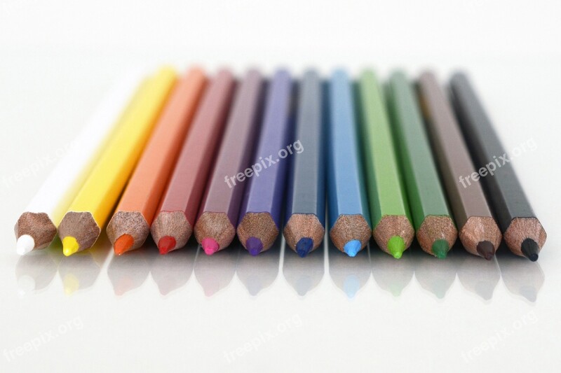 Colour Pencils Paint Colored Pencils Pens Crayons