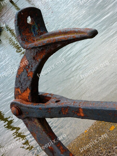 Anchor Ship Anchor Ship Close Up Antique