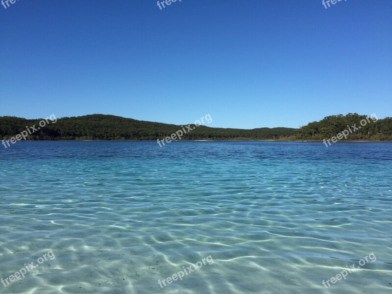 Fraser Island Australia Water Stell Lake