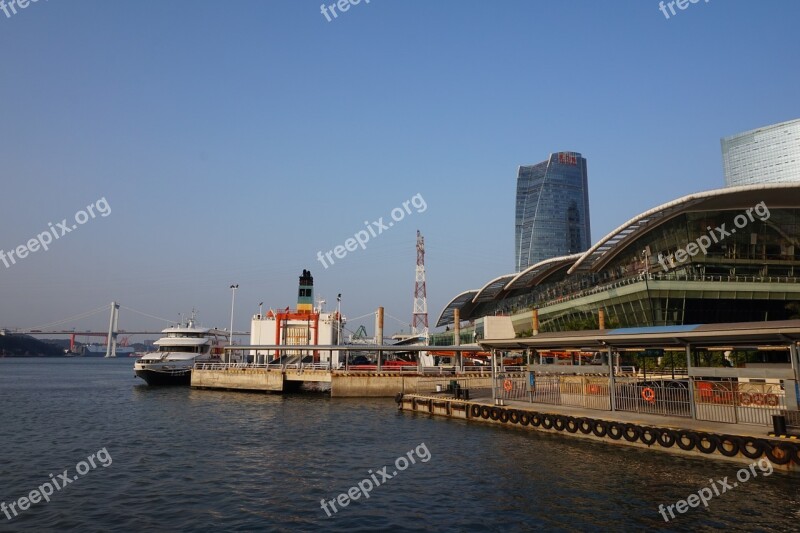 Xiamen Tourism The Scenery Pier Sea