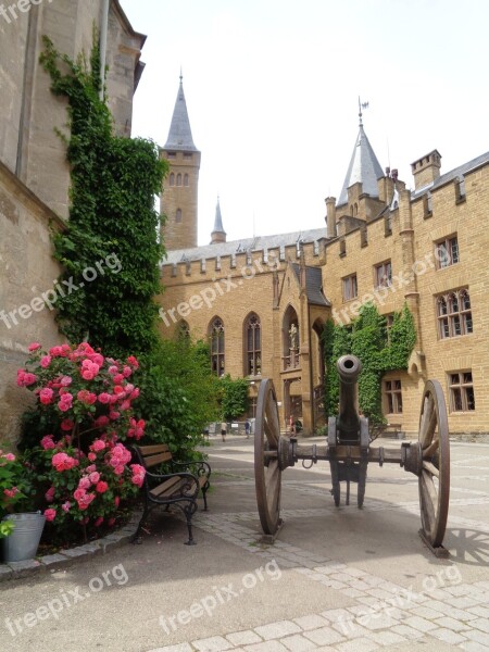 Castle Knight's Castle Fortress Middle Ages Hohenzollern Castle