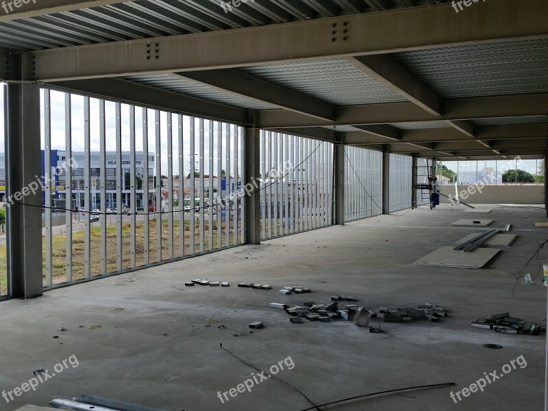 Work Building Partition Slab Empty