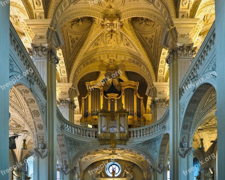 Architecture Church Vault Building Baroque