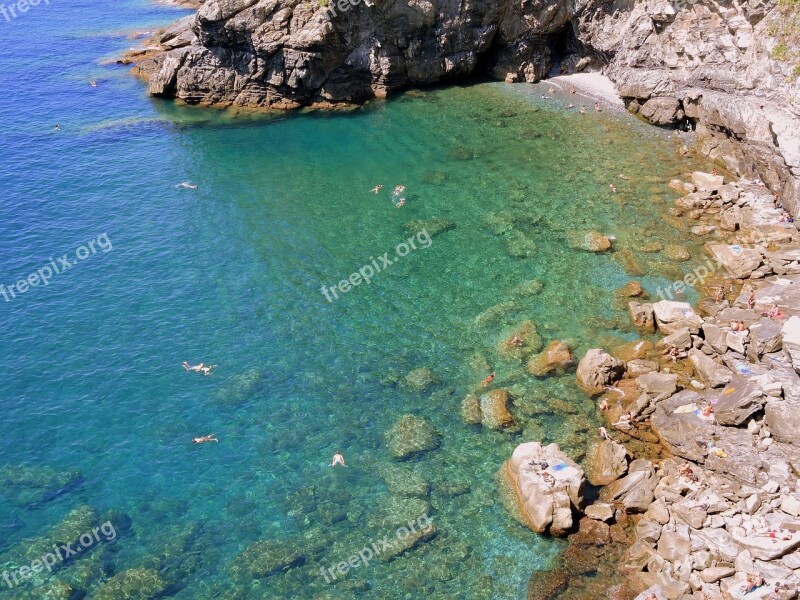 Cliff Costa Bathroom Bathers Liguria