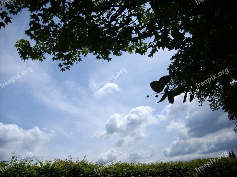 Cloud Formation Bad Berleburg Sky Nature Silhouette