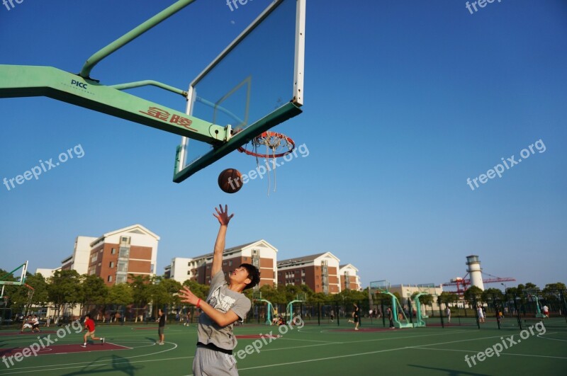 Layup Basketball Dunk Blue Game