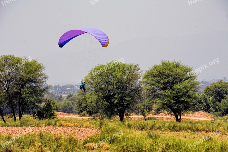 Paragliding Sports Fly Adventure High