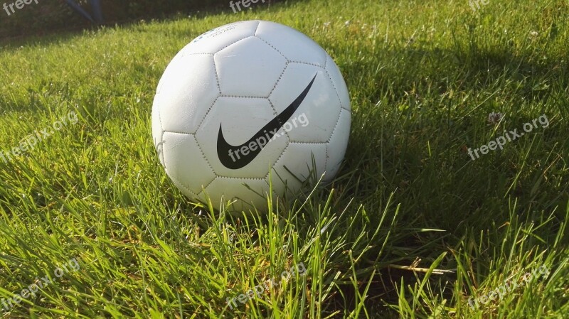 Football The Pitch Waist The Ball Grass