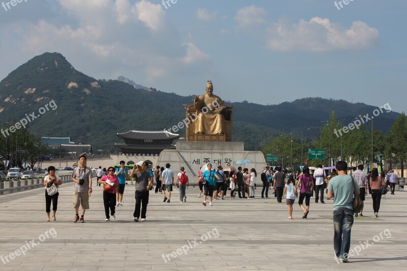 Gwanghwamun Gyeongbokgung Palace Jongno-gu Seoul South Korea