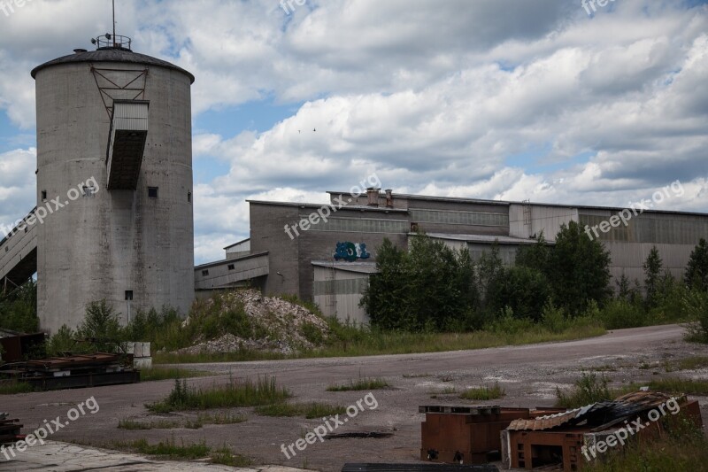 Abandoned Factory Outdoors Abandoned Building Factory