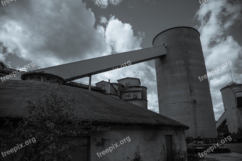 Abandoned Factory Black And White Outdoors Abandoned Building