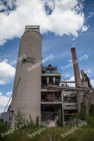 Abandoned Factory Outdoors Abandoned Building Factory