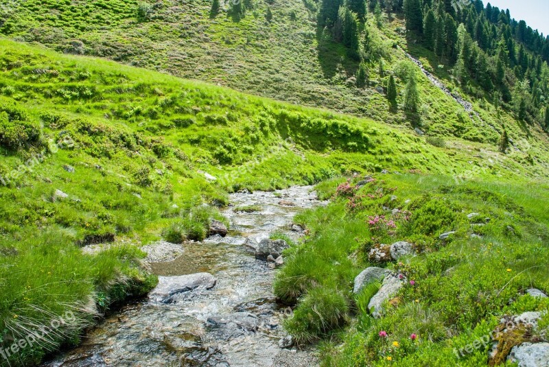 Mountains Hiking Bach Nature Landscape