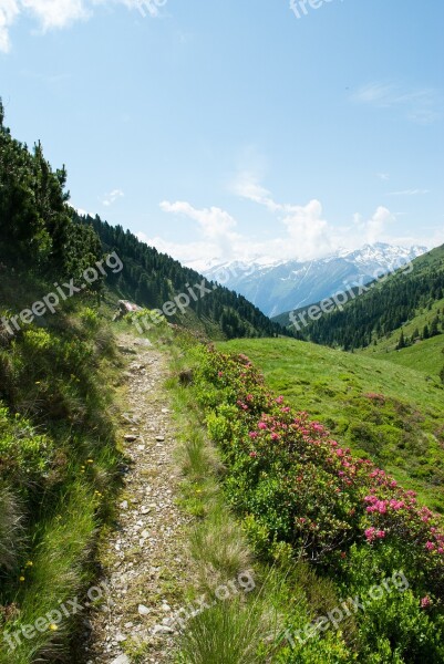 Mountains Hiking Nature Landscape Alpine