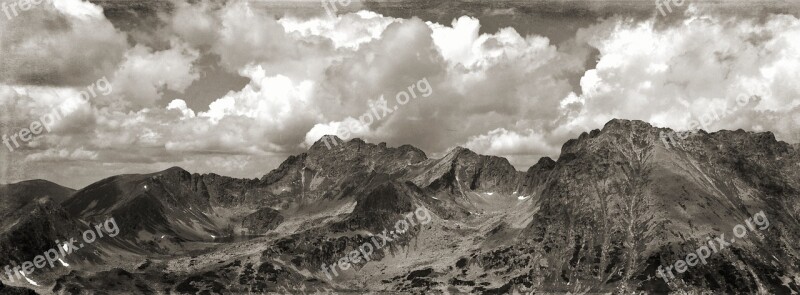 Mountains Tatry The High Tatras Landscape Valley Of Five Ponds