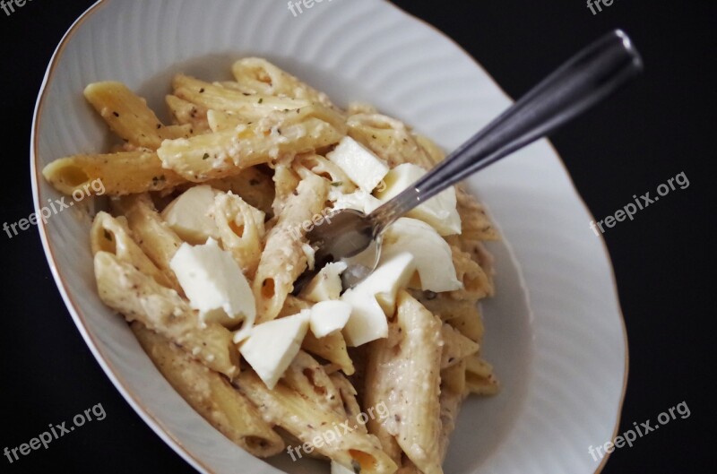 Pasta Meal Lunch A Bowl Cooking