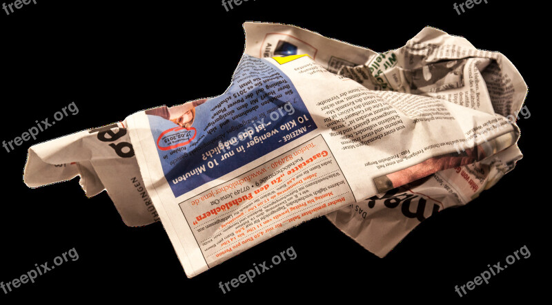 Newspaper Isolated Decoration Paper Photoshop