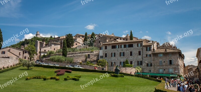 Assisi Italy Borgo Vista Architecture