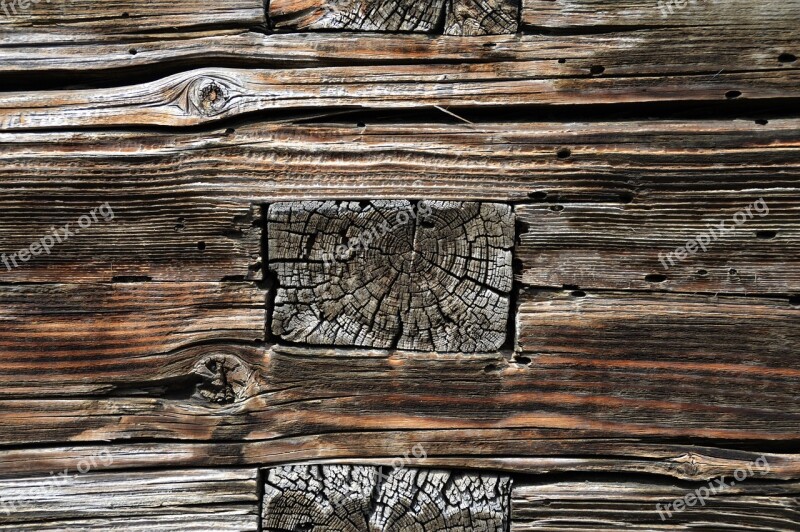 Texture Wood Grain Weathered Washed Off Wooden Structure