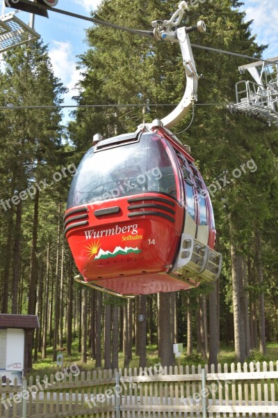 Cabin Cable Car Mountains Highlands Braunlage