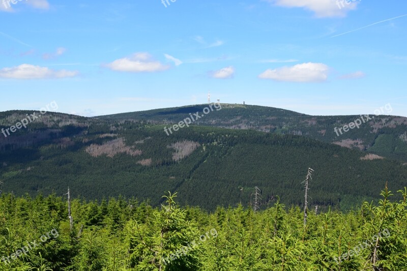 Landscape Mountains Highlands Braunlage Worm Mountain