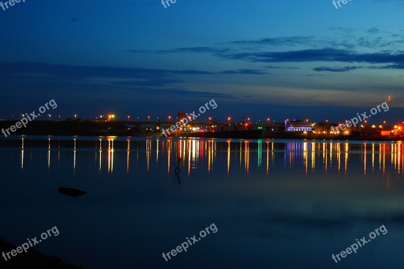 Hes Reservoir Kama Evening Sunset